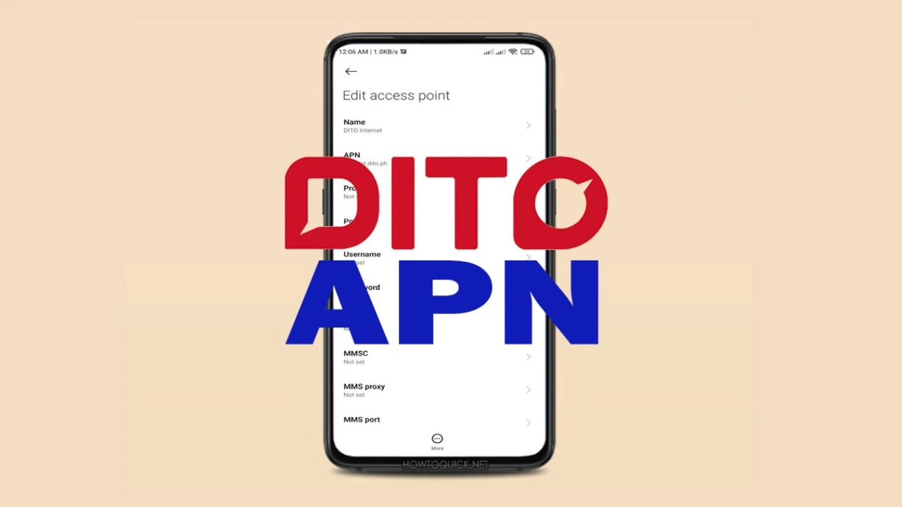 DITO SIM APN