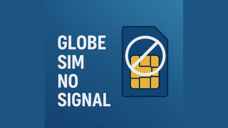 Globe sim no signal