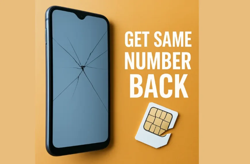 I lost my sim card how to get same number