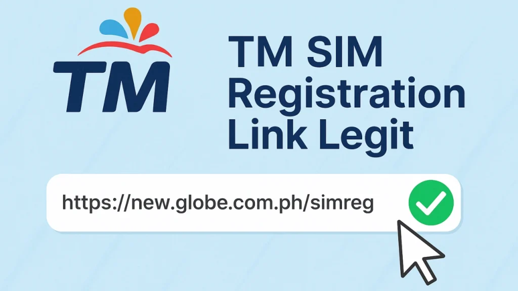 Official TM SIM Registration Link