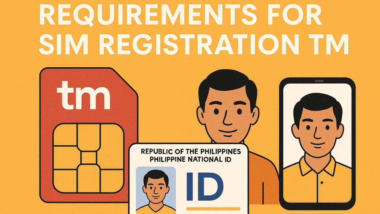 Requirements for SIM Registration TM