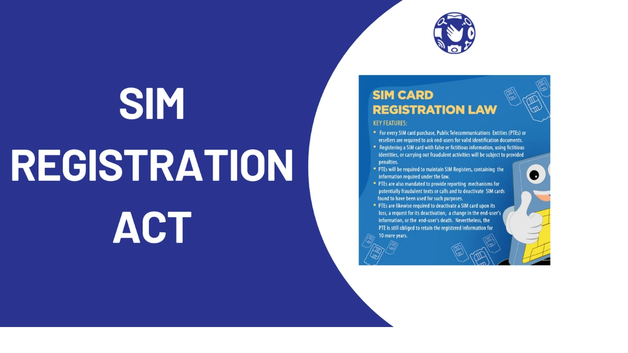 SIM Registration Act (RA 11934) to Register Their SIM Cards