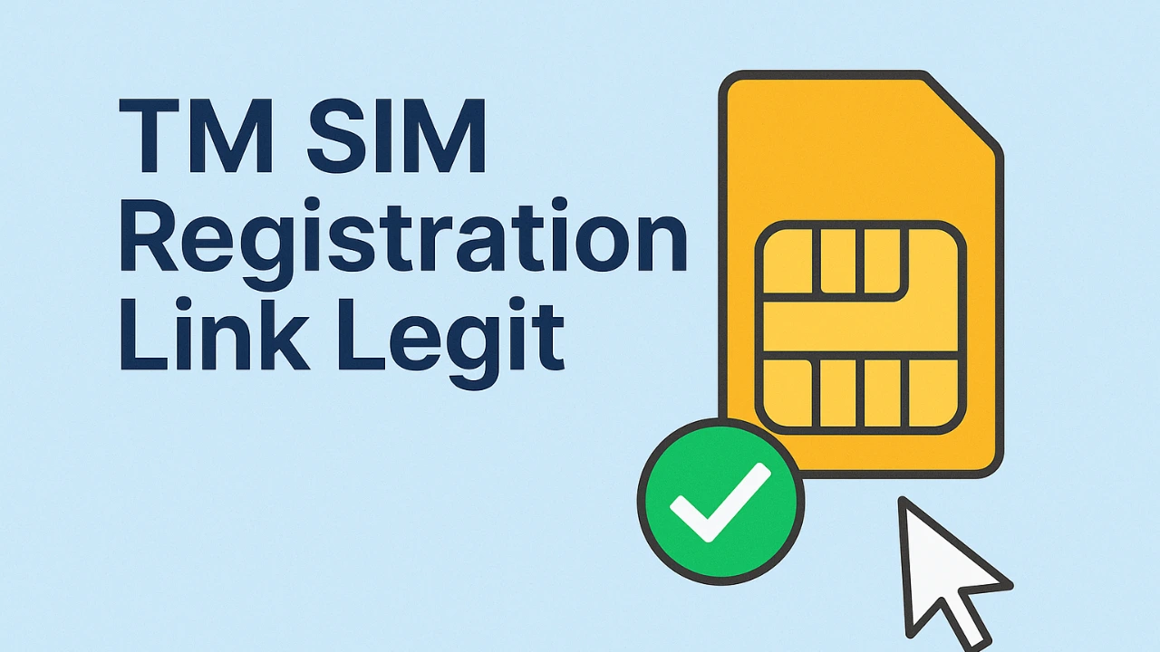 TM SIM Registration Link Legit