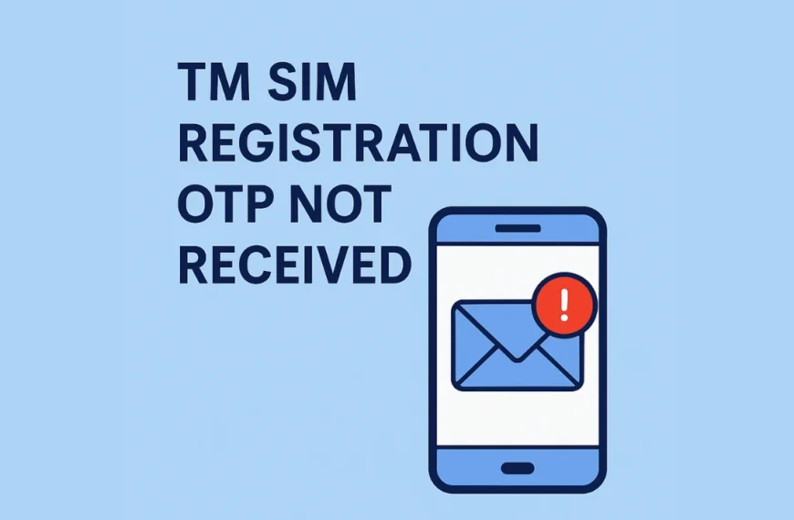 Tm sim registration otp not received